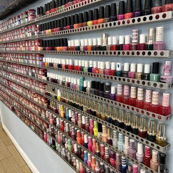 Angel Nails & Spa - Wall of polish - Nail Salons Near Me - Anaheim, California Angel Nails & Spa - Wall of polish - Nail Salons Near Me - Anaheim, California