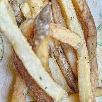 atypical Vegan n More - Hand cut French fries with garlic parsley himalyan salt. - Vegan Near Me - Canton, Georgia atypical Vegan n More - Hand cut French fries with garlic parsley himalyan salt. - Vegan Near Me - Canton, Georgia
