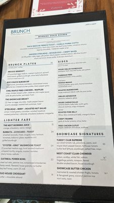 Menu photo 1 Showcase Restaurant & Bar Vancouver, BC Menu photo 1 Showcase Restaurant & Bar Vancouver, BC