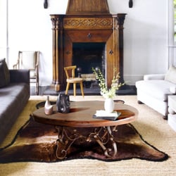 Mexports By Susana Molina - A classic example of a Mesquite top coffee table.