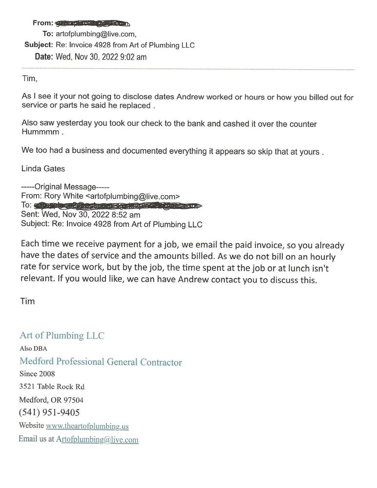 Slide of Art Of Plumbing