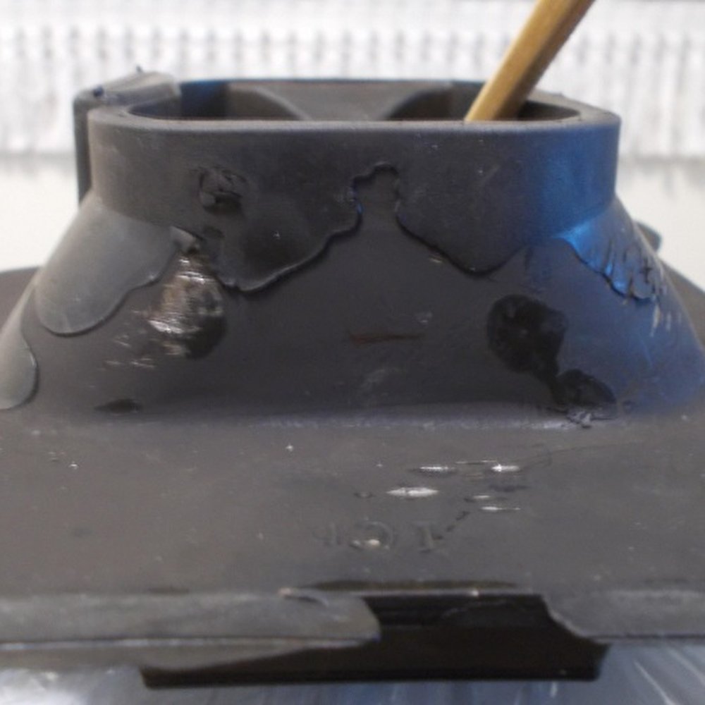 Midas - No cracks. Chop Stick to show punctured membrane. Imagine the forces required to distort this solid steel mount - see next - Auto Repair Near Me - Duncan, British Columbia Midas - No cracks. Chop Stick to show punctured membrane. Imagine the forces required to distort this solid steel mount - see next - Auto Repair Near Me - Duncan, British Columbia