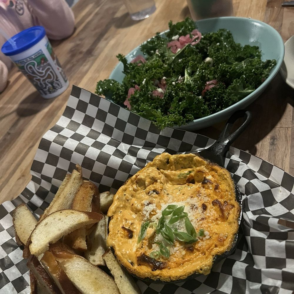 Lazy Days Brewing  - Buffalo Chicken Dip and Large Kale-ing Me Softly - Breweries Near Me - Beaverton, Oregon