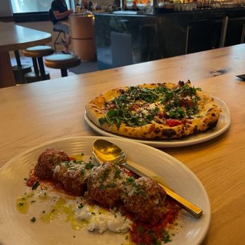 Giulia - The Meatballs and the Caprino Pizza - American Near Me - Minneapolis, Minnesota