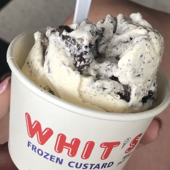 Whit's Frozen Custard - Vanilla Whitser w/ Oreo - Ice Cream & Frozen Yogurt Near Me - Columbus, Ohio Whit's Frozen Custard - Vanilla Whitser w/ Oreo - Ice Cream & Frozen Yogurt Near Me - Columbus, Ohio