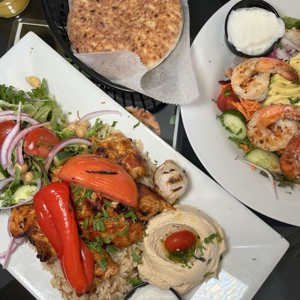 Abi’s Falafel - Chicken Kabob Platter - Middle Eastern Near Me - Trumbull, Connecticut