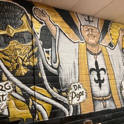 BEN'S Burgers - Mural to Saints Fans