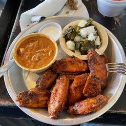 Hot, lemon pepper smoked wings, flats. Hot, lemon pepper smoked wings, flats.