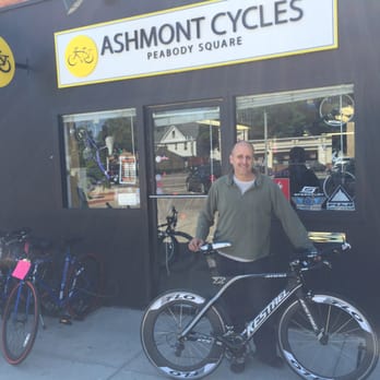 Ashmont Cycles - Jack, shop owner, with my Kestrel 4000 bike. - Bikes Near Me - Boston, Massachusetts