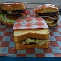 Amburgers Food Truck - Just some of the delicious burgers!