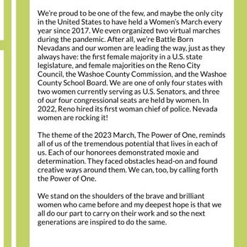 7th Annual Reno Women's March - The Chant Blessed by the Indigenous People on us all at the opening of the March - Local Flavor Near Me - Reno, Nevada