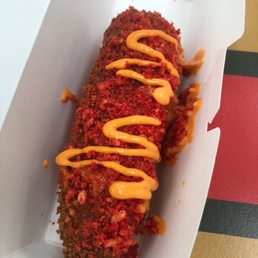Spicy corn dog Spicy corn dog
