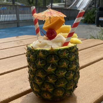 Shipwreck Island Waterpark - Yummy pineapple drink - Amusement Parks Near Me - Panama City Beach, Florida Shipwreck Island Waterpark - Yummy pineapple drink - Amusement Parks Near Me - Panama City Beach, Florida