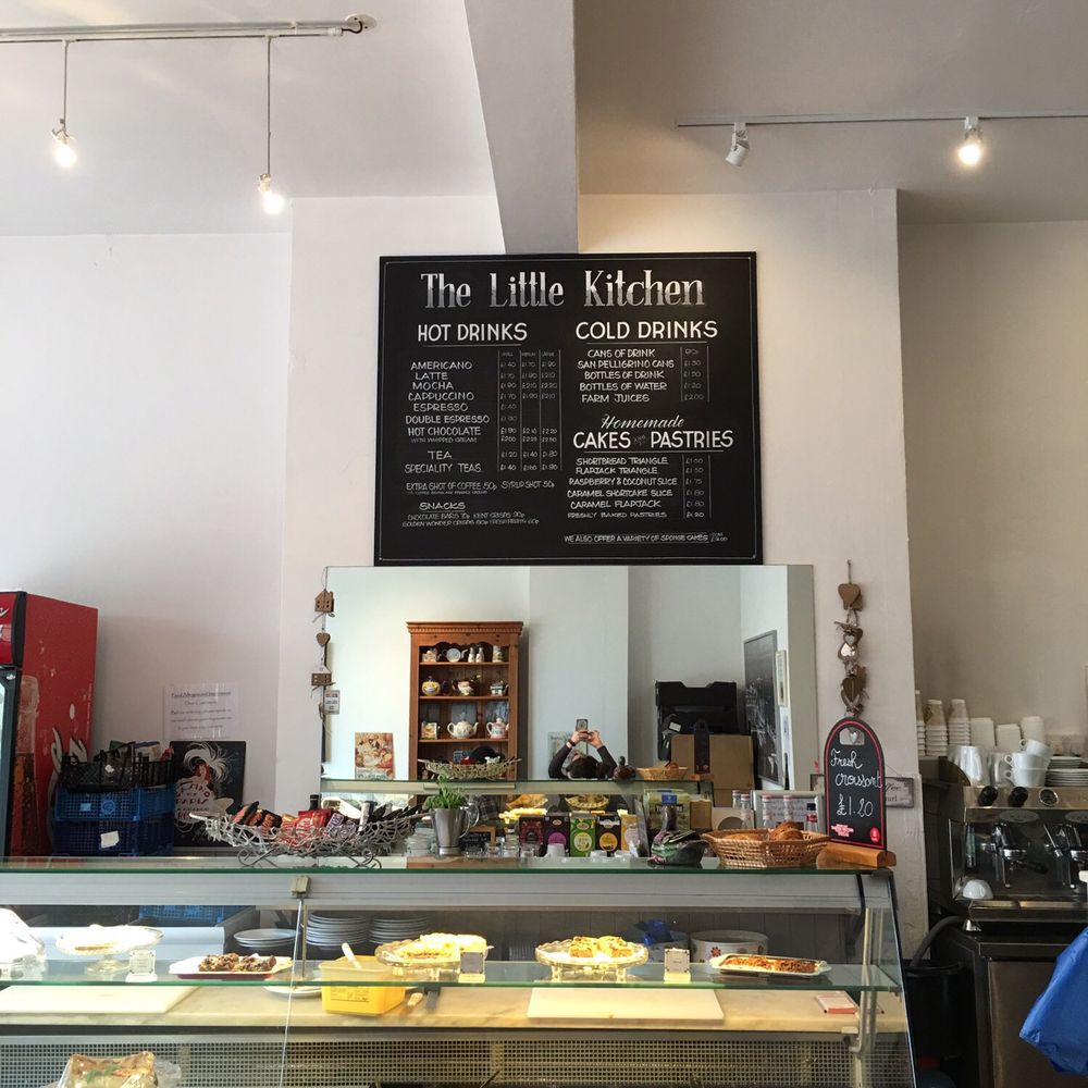 The Little Kitchen - Partial Menu and Dessert Case - Coffee & Tea Near Me - Dover, KEN