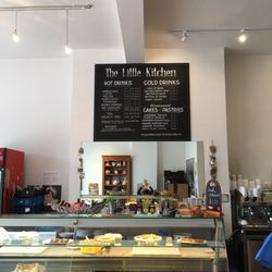 The Little Kitchen - Partial Menu and Dessert Case