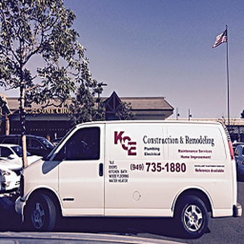 KCE Home Improvement - a white van in a parking lot - General Contractors Near Me - Laguna Hills, California KCE Home Improvement - a white van in a parking lot - General Contractors Near Me - Laguna Hills, California