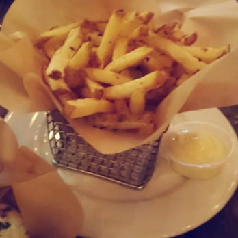 Kings Row Gastropub - Garlic fries with delicious dipping sauce - Gastropubs Near Me - Pasadena, California Kings Row Gastropub - Garlic fries with delicious dipping sauce - Gastropubs Near Me - Pasadena, California