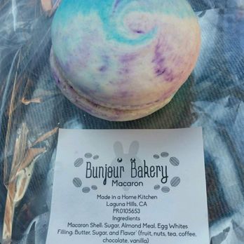 Bunjour Bakery - Cookie Dough macaron. - Desserts Near Me Bunjour Bakery - Cookie Dough macaron. - Desserts Near Me