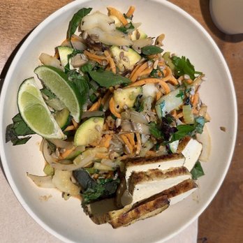 Flower Child - Glow Bowl with tofu - New American Near Me - McLean, Virginia