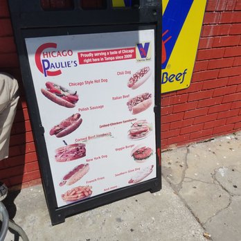 Chicago Paulies - Paulie wants a cracker - Hot Dogs Near Me - Tampa, Florida
