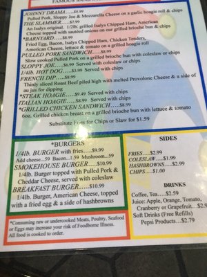 Menu photo 1 The Fools Pittsburgh, PA Menu photo 1 The Fools Pittsburgh, PA
