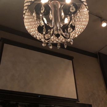 Revel - One of the many beautiful chandeliers here - Wine Bars Near Me - Tucson, Arizona
