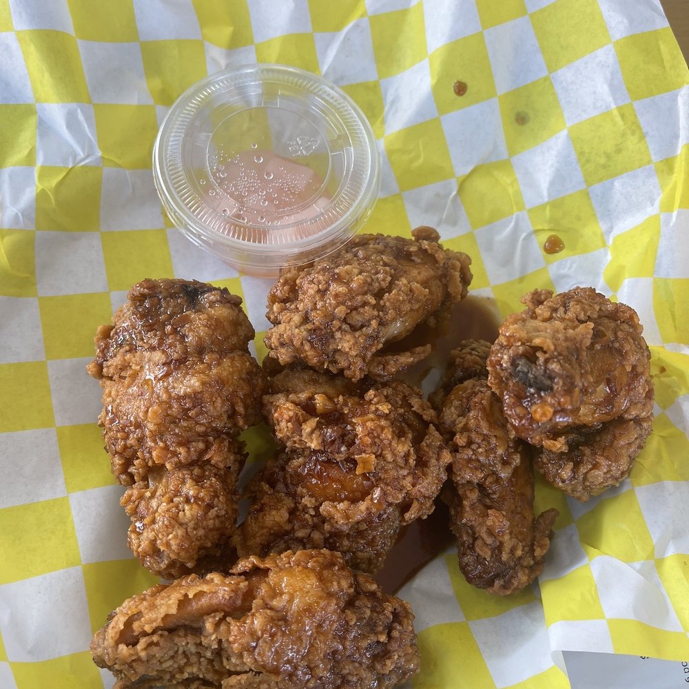 K-Stop - Honey Soy Garlic Wings - Korean Near Me - Winston-Salem, North Carolina K-Stop - Honey Soy Garlic Wings - Korean Near Me - Winston-Salem, North Carolina