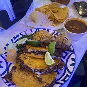 Dona Leti's - Birria taco plate - Cocktail Bars Near Me - Houston, Texas