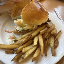 Big Boy - Bobs hot chicken, got soup and salad bar, wish the soup was warmer but overall great!