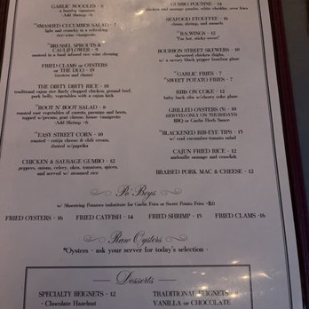 Bootleg Special - Menu - Cajun/Creole Near Me - Boston, Massachusetts