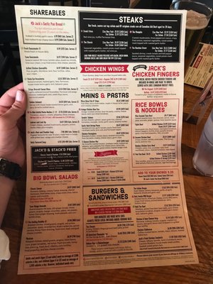 Menu photo 1 JACK ASTOR'S Mississauga, ON Menu photo 1 JACK ASTOR'S Mississauga, ON