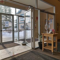 Bow Valley Baptist Chruch - Front entrance.