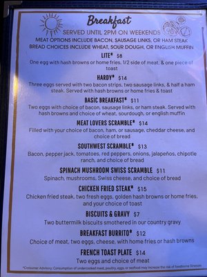 Menu photo 1 The Good Times Eugene, OR