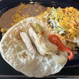 Chicken fajita taco Chicken fajita taco