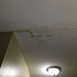 The ceiling in our room