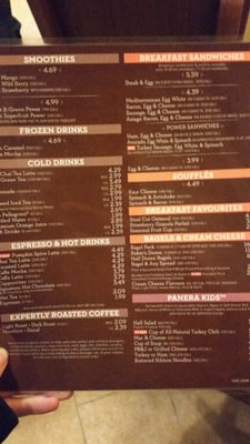 Menu photo 1 Panera Bread Belleville, ON