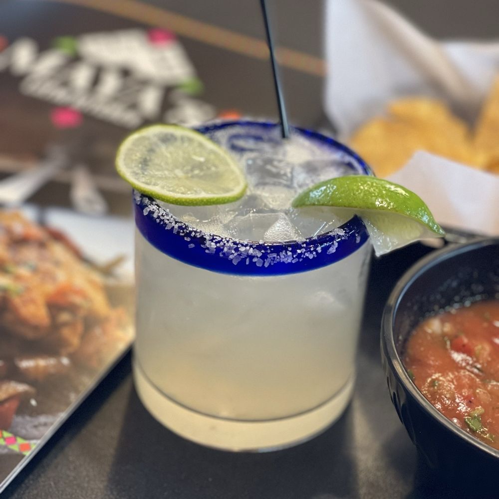 House margarita on taco Tuesday, with complimentary chips and salsa. Delish! House margarita on taco Tuesday, with complimentary chips and salsa. Delish!