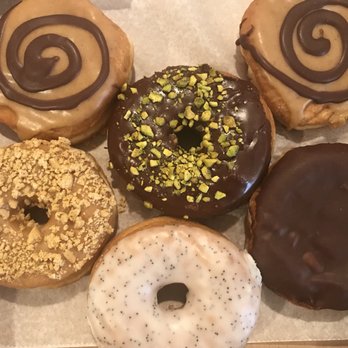 Dottie's Donuts - Pumpkin Mocha Buttercream, Pumpkin Ginger Cookie, Lemon Poppy, Chocolate Pistachio, Boston Cream - Cafes Near Me - Philadelphia, Pennsylvania