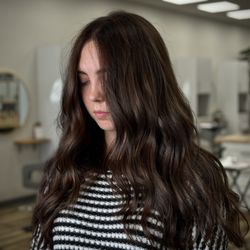 Twisted Salon Hair Extensions - All over color done by Rylee