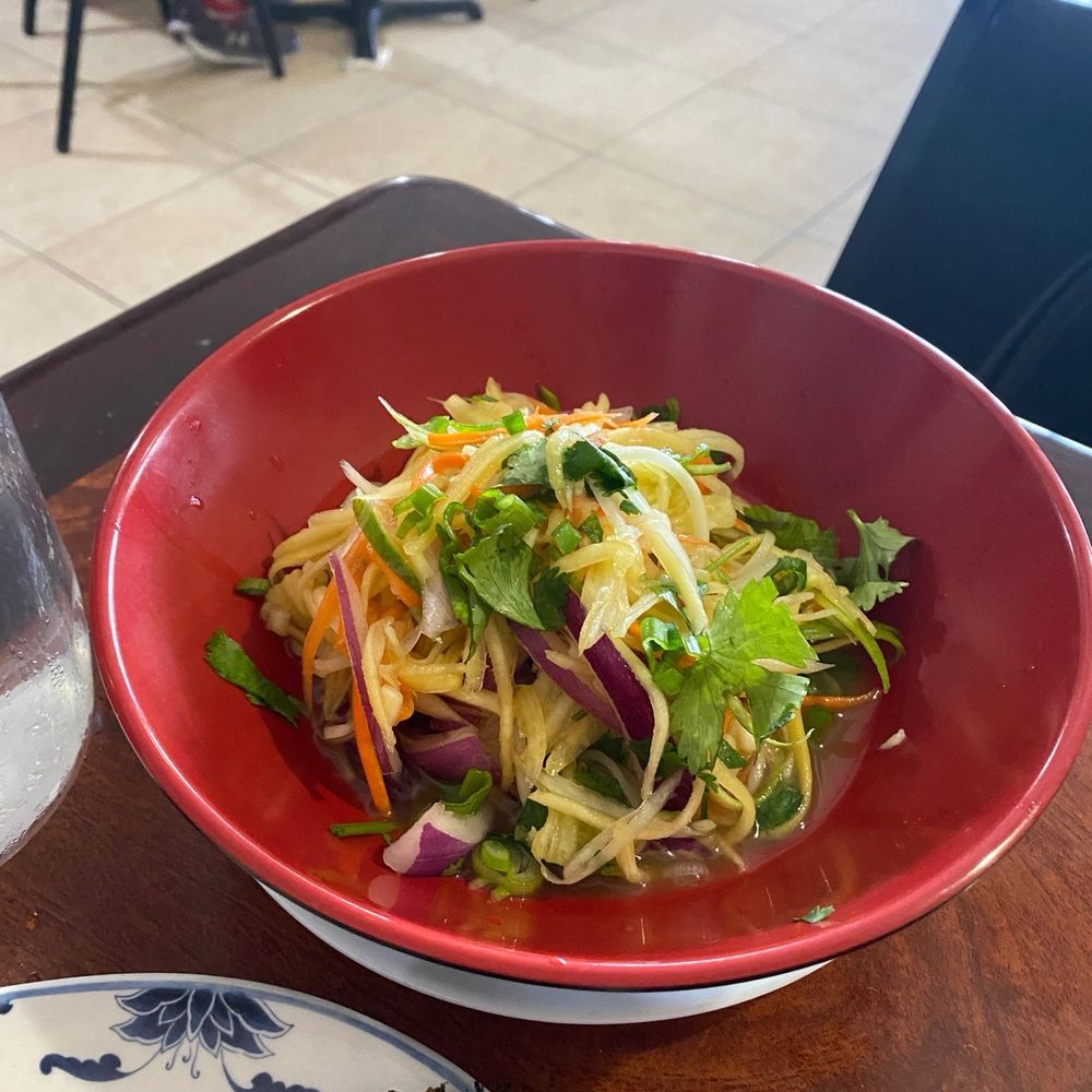 Vientiane Lao Thai - Green mango som tum - Thai Near Me - Garden Grove, California Vientiane Lao Thai - Green mango som tum - Thai Near Me - Garden Grove, California