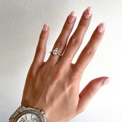 Pure Nails - Acrylic Full set with abstract design by Minh A+ very Happy