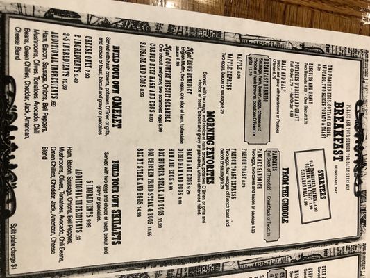 Menu photo 3 Depot Restaurant & Casino Fallon, NV