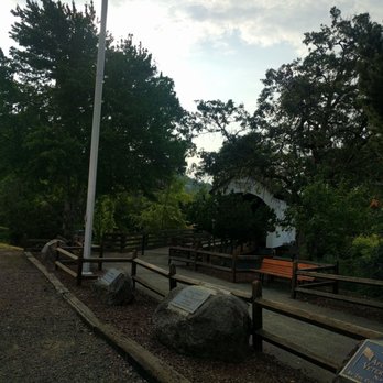 Antelope Creek Bridge - All part of their cute Veterans Memorial Park - Landmarks & Historical Buildings Near Me - Eagle Point, Oregon Antelope Creek Bridge - All part of their cute Veterans Memorial Park - Landmarks & Historical Buildings Near Me - Eagle Point, Oregon