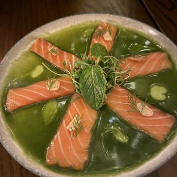 The Night We Met - Salmon crudo - Cocktail Bars Near Me - Los Angeles, California