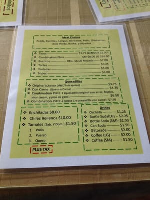 Menu photo 7 Los Tres Cochinitos Restaurant Los Angeles, CA