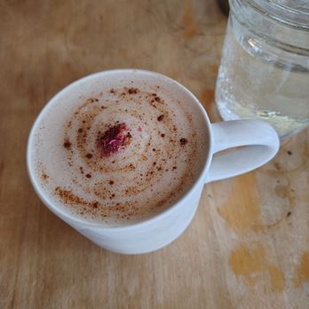 The Moth Cafe - Chai latte with pistachio milk - Vegan Near Me - Edmonton, Alberta The Moth Cafe - Chai latte with pistachio milk - Vegan Near Me - Edmonton, Alberta