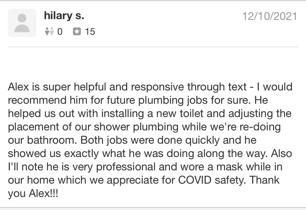 Slide of AA Plumber