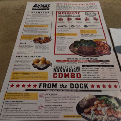 Menu photo 3 Logan's Roadhouse Gallatin, TN