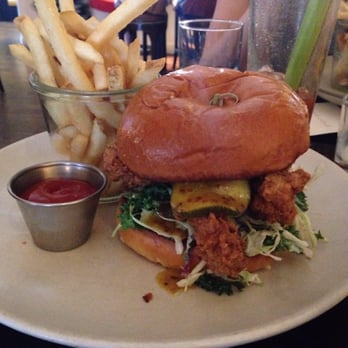 Finch & Fork - Fried Chicken Sandwich - New American Near Me - Santa Barbara, California Finch & Fork - Fried Chicken Sandwich - New American Near Me - Santa Barbara, California
