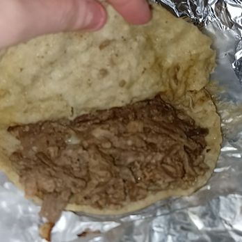 Henry's Tacos - Inside gordita 8 bucks!!! Never again - Tacos Near Me - Justice, Illinois